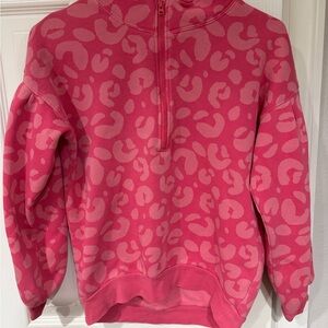 DSG Pink Leopard Print Kids Sweater